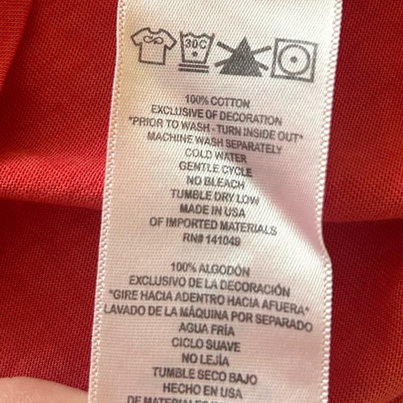 FREE CITY Vintage Cutoff Tank - Red - XL - Picture 6 of 6